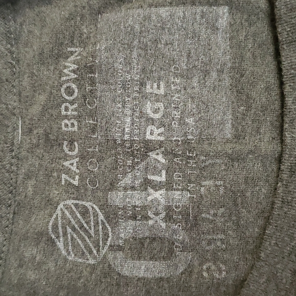 Zac Brown 2019 Concert Tee Shirt GUC - Picture 2 of 5
